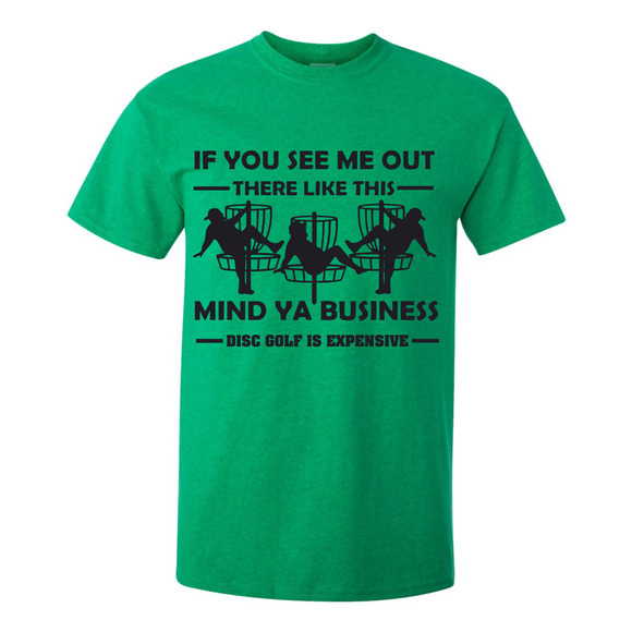 Disc Golf T Shirt STRIPPER MAN DiscGolf Funny Discgolfing Discgolfer Shirt - Picture 6 of 16